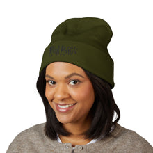 Load image into Gallery viewer, # 2025 - LOGO Embroidered Classic Cuffed Beanie - Raven Base Logo