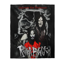 Load image into Gallery viewer, U HOME - EMBRACE THE DARKNESS - Velveteen Plush Blanket
