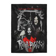 Load image into Gallery viewer, U HOME - EMBRACE THE DARKNESS - Velveteen Plush Blanket
