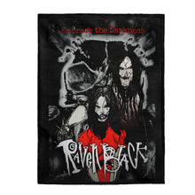 Load image into Gallery viewer, U HOME - EMBRACE THE DARKNESS - Velveteen Plush Blanket
