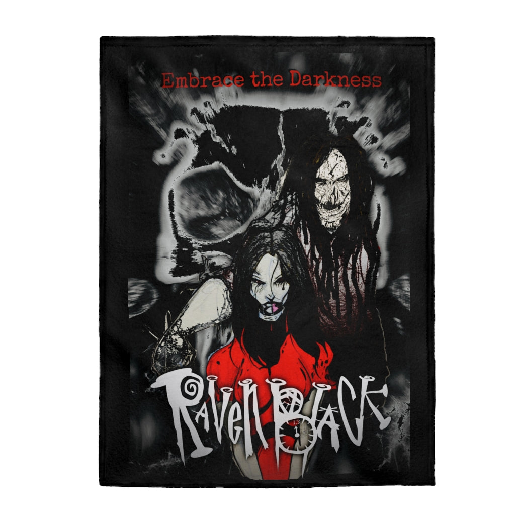 U HOME - EMBRACE THE DARKNESS - Velveteen Plush Blanket